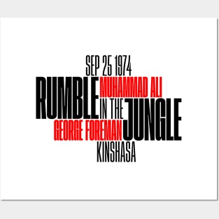 Rumble in the Jungle / 2 Posters and Art
